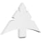 Ekena Millwork Davenport Architectural Grade PVC Gable Bracket, 36"W x 19 1/2"H x 2"D x 6"F, 13/12 Pitch GBP036X20X0206DAV00 - alternate 1